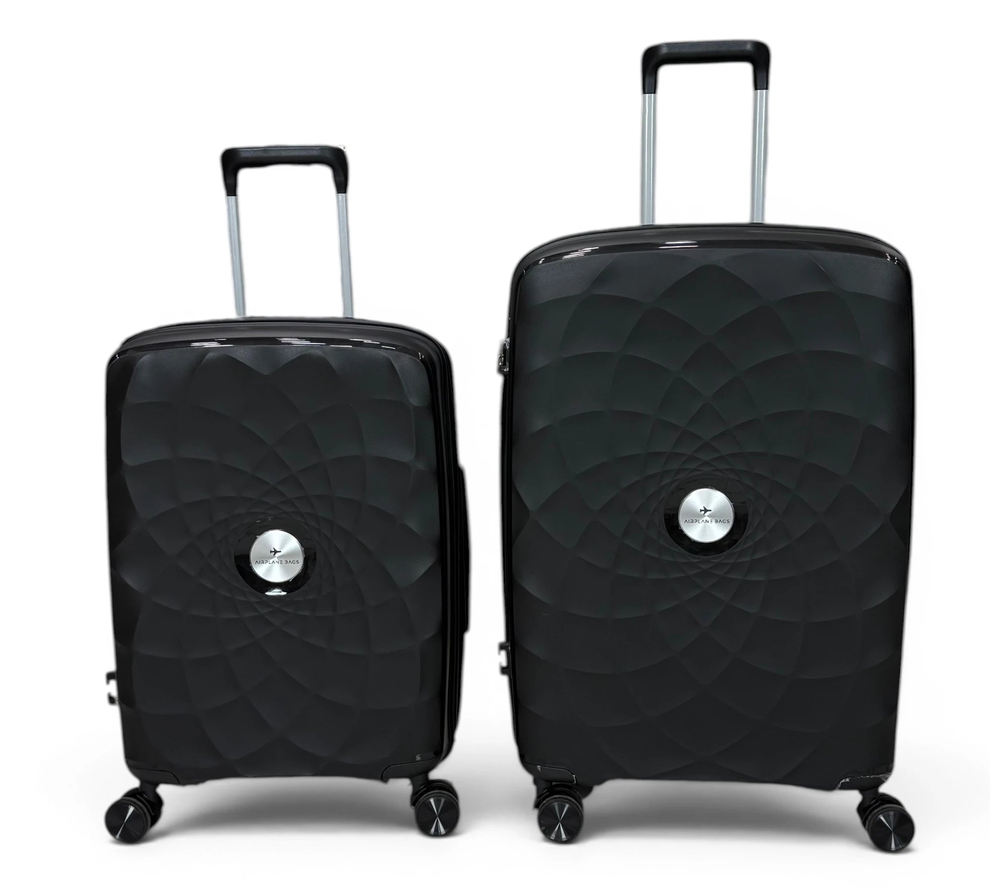 Airplane Premium Travel , Set 3 Bags ( Black ) 22 , 26, 30 inch