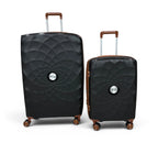 Airplane Premium Travel , Set 3 Bags ( Black*Brown ) 22 , 26, 30 inch