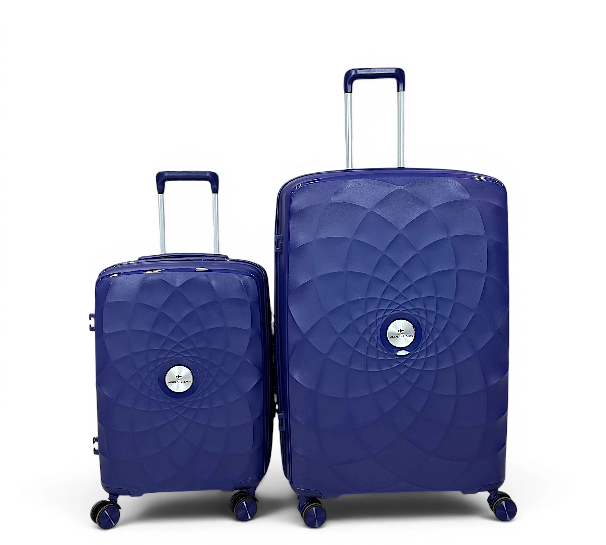 Airplane Premium Travel , Set 3 Bags ( Blue ) 22 , 26, 30 inch