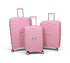 Airplane Premium Travel , Set 3 Bags ( Rose Gold ) 22 , 26, 30 inch