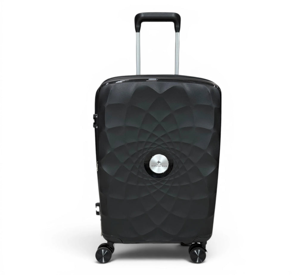 Airplane Premium Travel , Set 3 Bags ( Black ) 22 , 26, 30 inch
