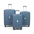Airplane Premium Travel , Set 3 Bags ( Petroly ) 22 , 26, 30 inch