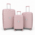 Airplane Premium Travel , Set 3 Bags ( Power Pink ) 22 , 26, 30 inch
