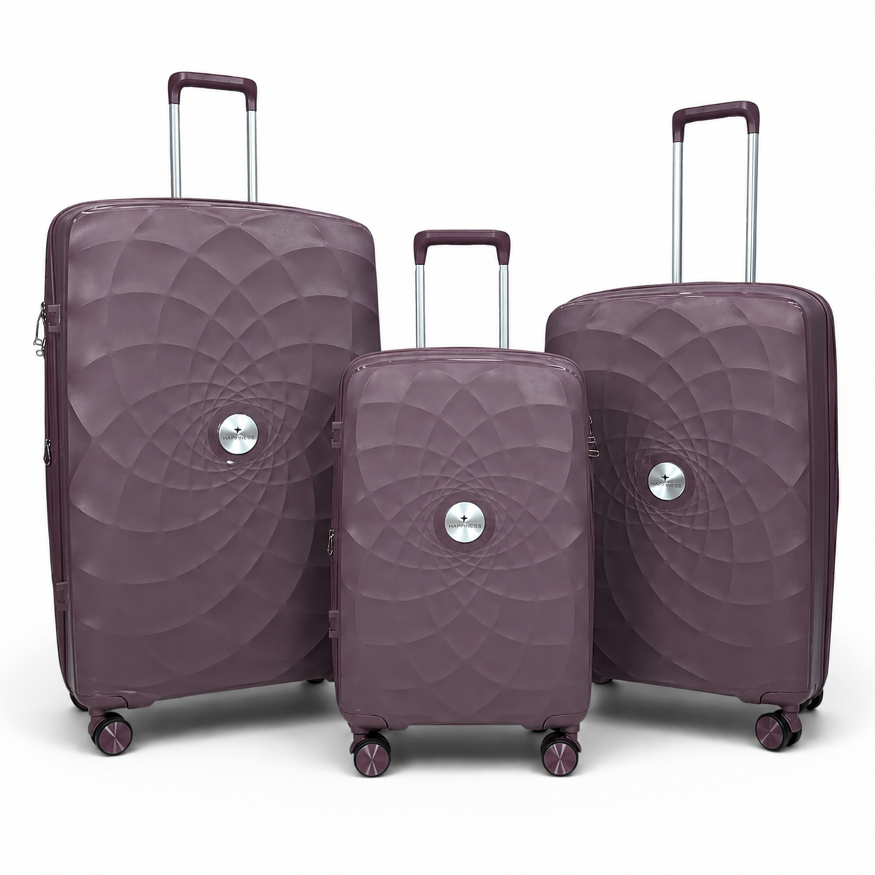 Airplane Premium Travel , Set 3 Bags ( Mauve ) 22 , 26, 30 inch
