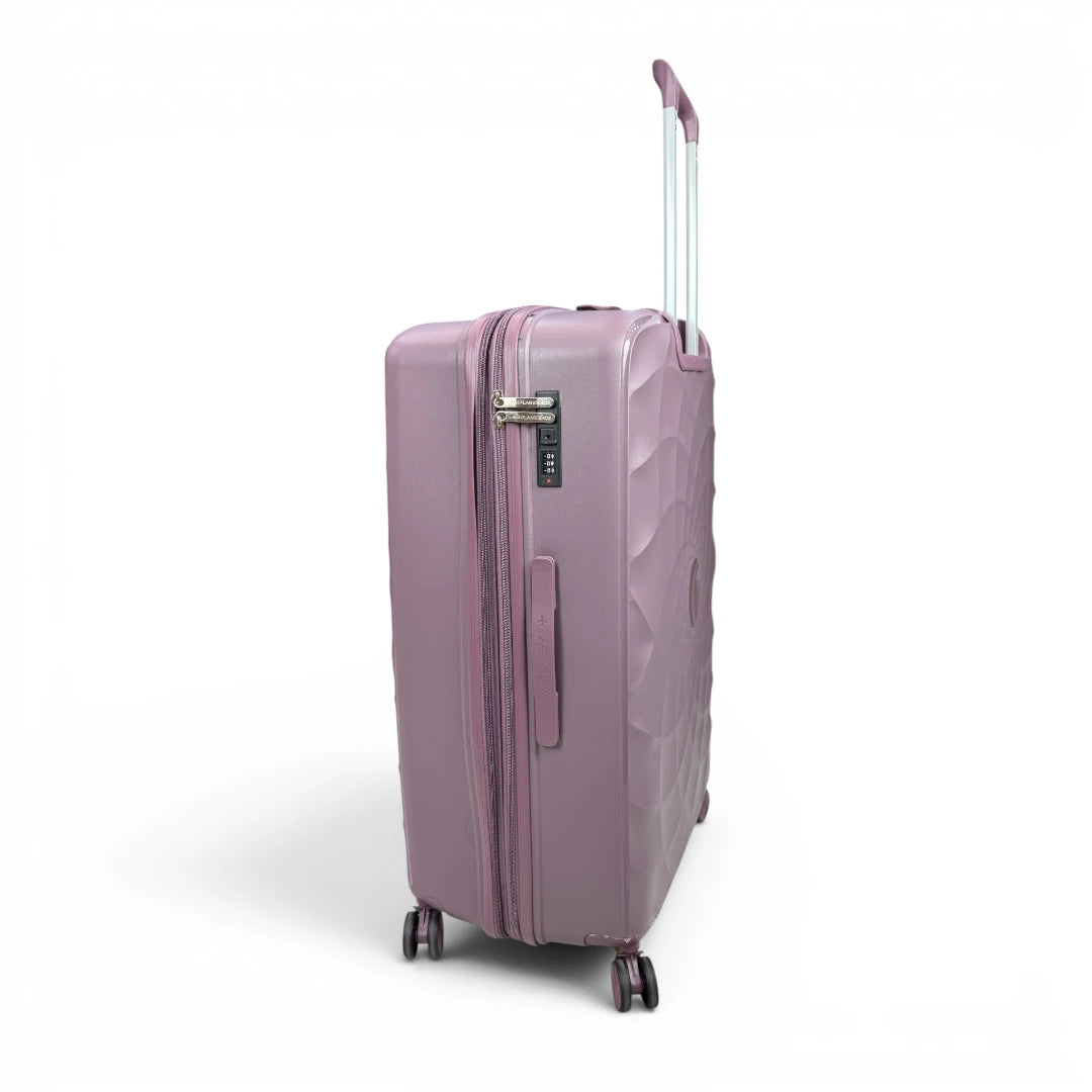 Airplane Premium Travel , Set 3 Bags ( Mauve ) 22 , 26, 30 inch