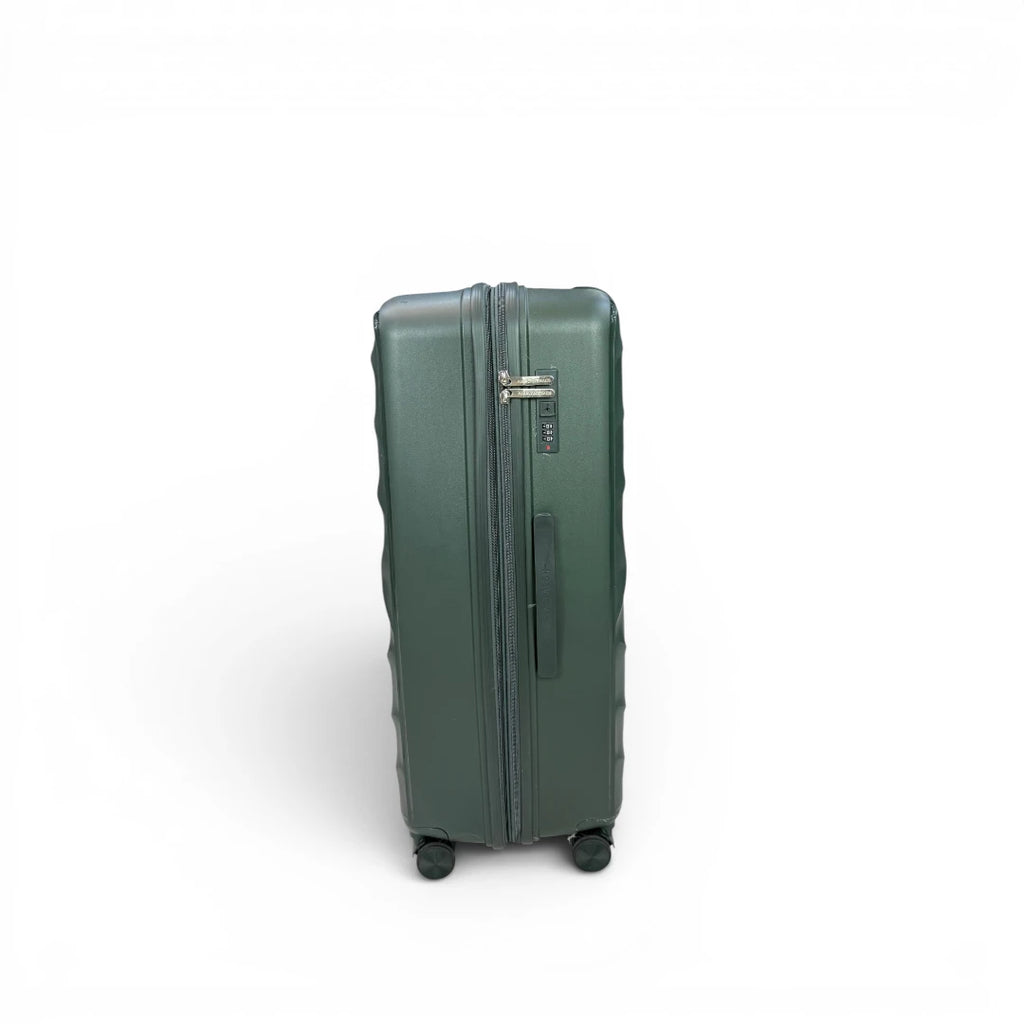 Airplane Premium Travel , Set 3 Bags ( Dark Olive ) 22 , 26, 30 inch