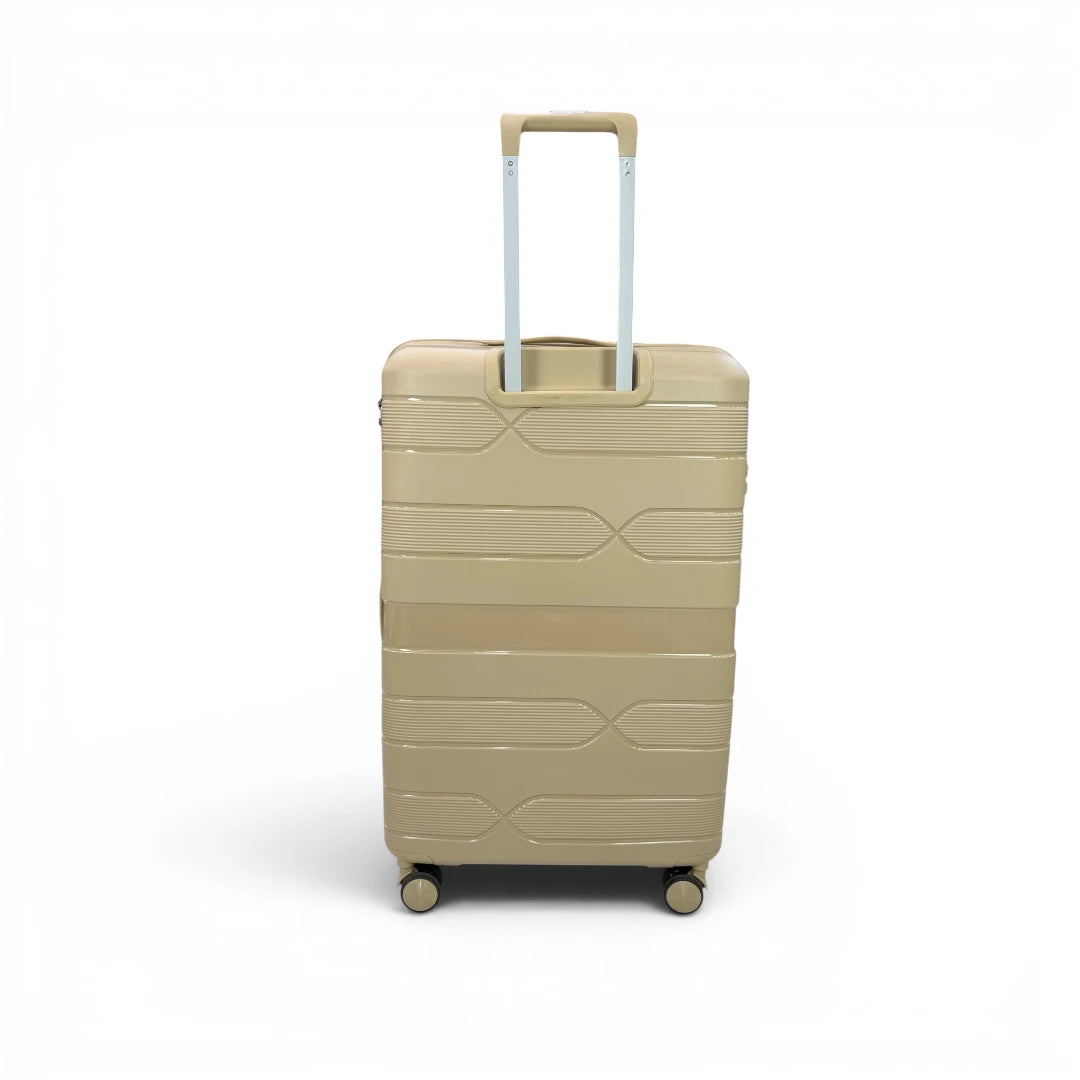 Airplane Elite Travel Bags – 3 Bags Set ( Beige ) 20 , 24, 28 inch