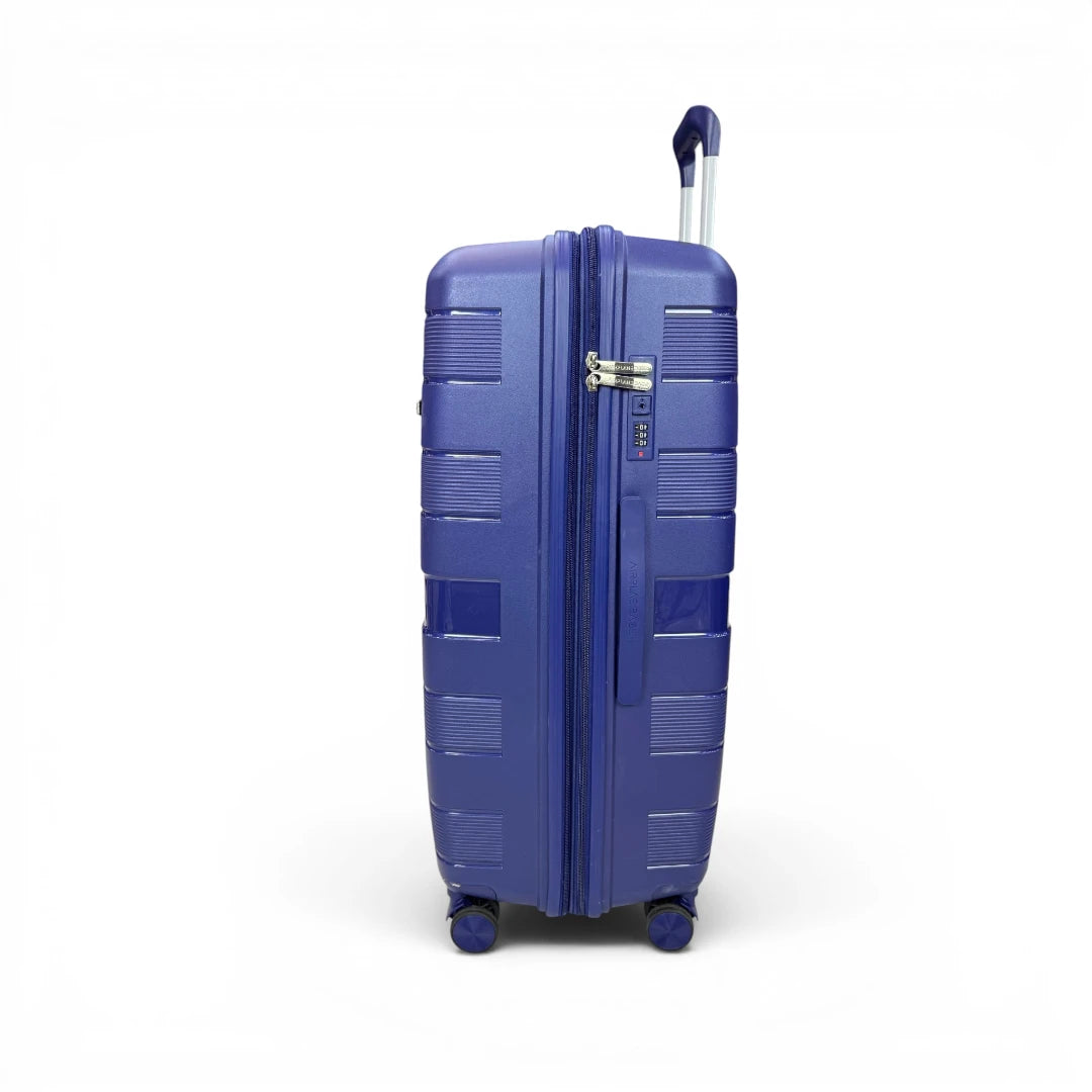 Airplane Elite Travel Bags – 3 Bags Set ( Blue ) 20 , 24, 28 inch