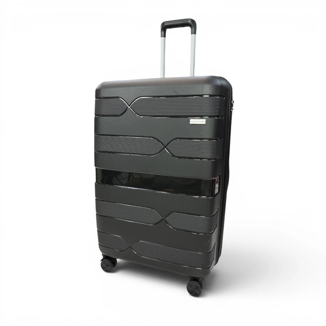Airplane Elite Travel Bags – 3 Bags Set ( Black ) 20 , 24, 28 inch
