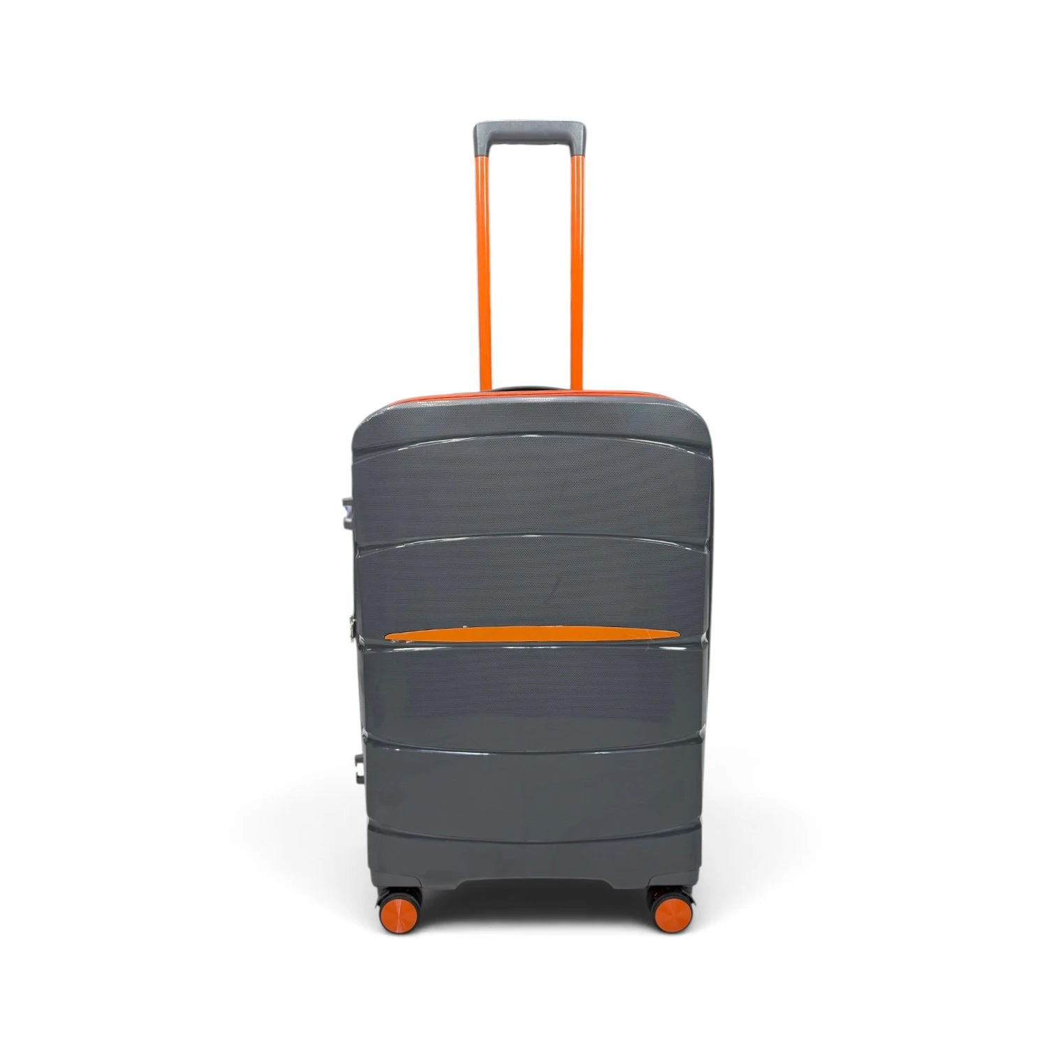 Airplane Elite Travel Bags – 3 Bags Set ( Gray * Orange ) 24 , 28 , 32 inch