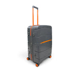 Airplane Elite Travel Bags – 3 Bags Set ( Gray * Orange ) 24 , 28 , 32 inch