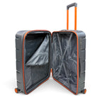 Airplane Elite Travel Bags – 3 Bags Set ( Gray * Orange ) 24 , 28 , 32 inch