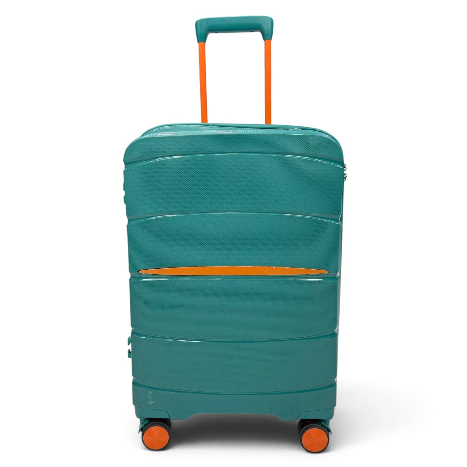 Airplane Elite Travel Bags – 3 Bags Set ( Green * Orange ) 24 , 28 , 32 inch