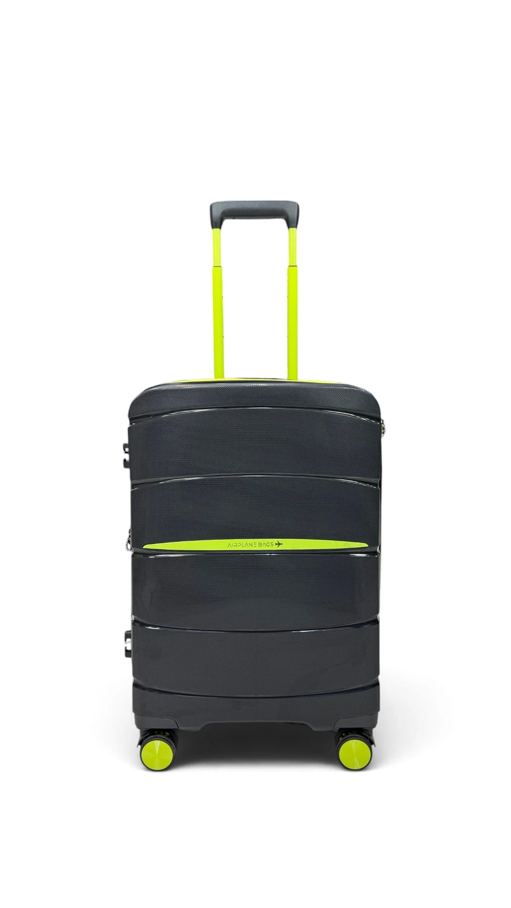 Airplane Elite Travel Bags – 3 Bags Set ( Black * Lemon ) 24 , 28 , 32 inch