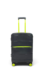 Airplane Elite Travel Bags – 3 Bags Set ( Black * Lemon ) 24 , 28 , 32 inch