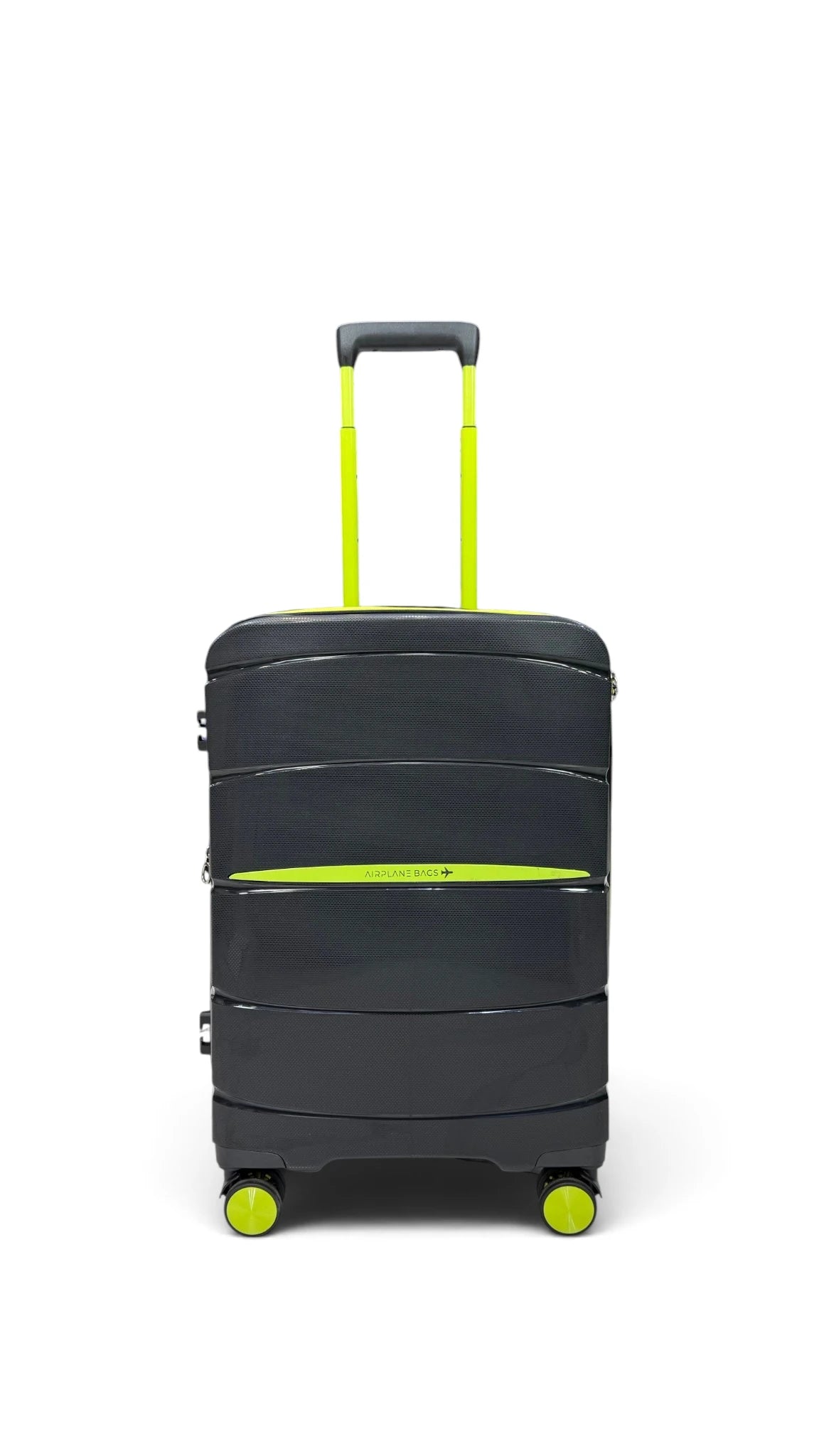 Airplane Elite Travel Bags – 3 Bags Set ( Black * Lemon ) 24 , 28 , 32 inch