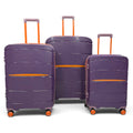 Airplane Elite Travel Bags – 3 Bags Set ( Mauve * Orange ) 24 , 28 , 32 inch
