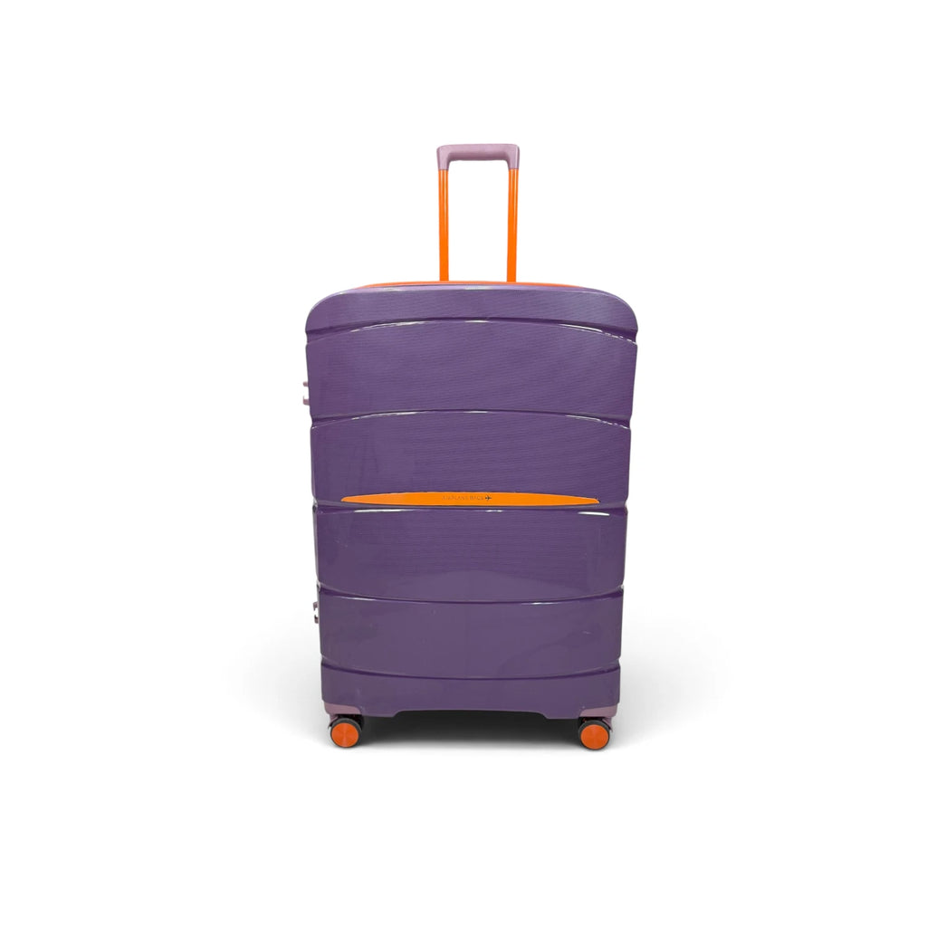 Airplane Elite Travel Bags – 3 Bags Set ( Mauve * Orange ) 24 , 28 , 32 inch