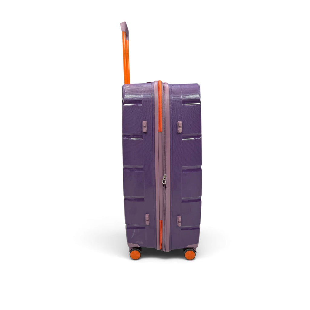 Airplane Elite Travel Bags – 3 Bags Set ( Mauve * Orange ) 24 , 28 , 32 inch