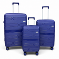 Airplane Elite Travel Bags – 3 Bags Set ( Blue ) 20 , 24, 28 inch