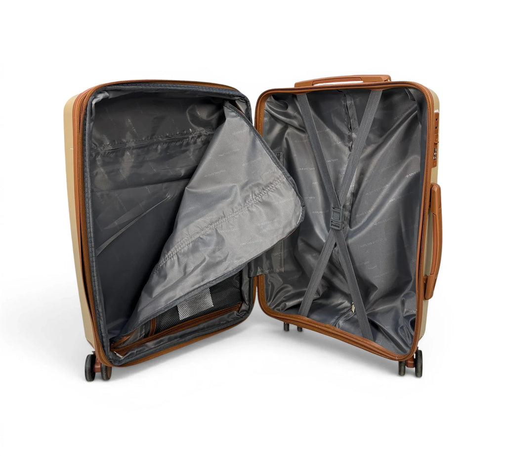 Airplane Premium Bag Travel 26 Inch  ( Beige*Coffee  )